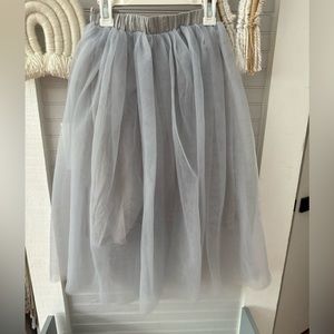 Feather Drum tulle skirt